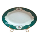 Ravier Iron Earth Digoin Sarreguemines Champagne 2 – green and flowers