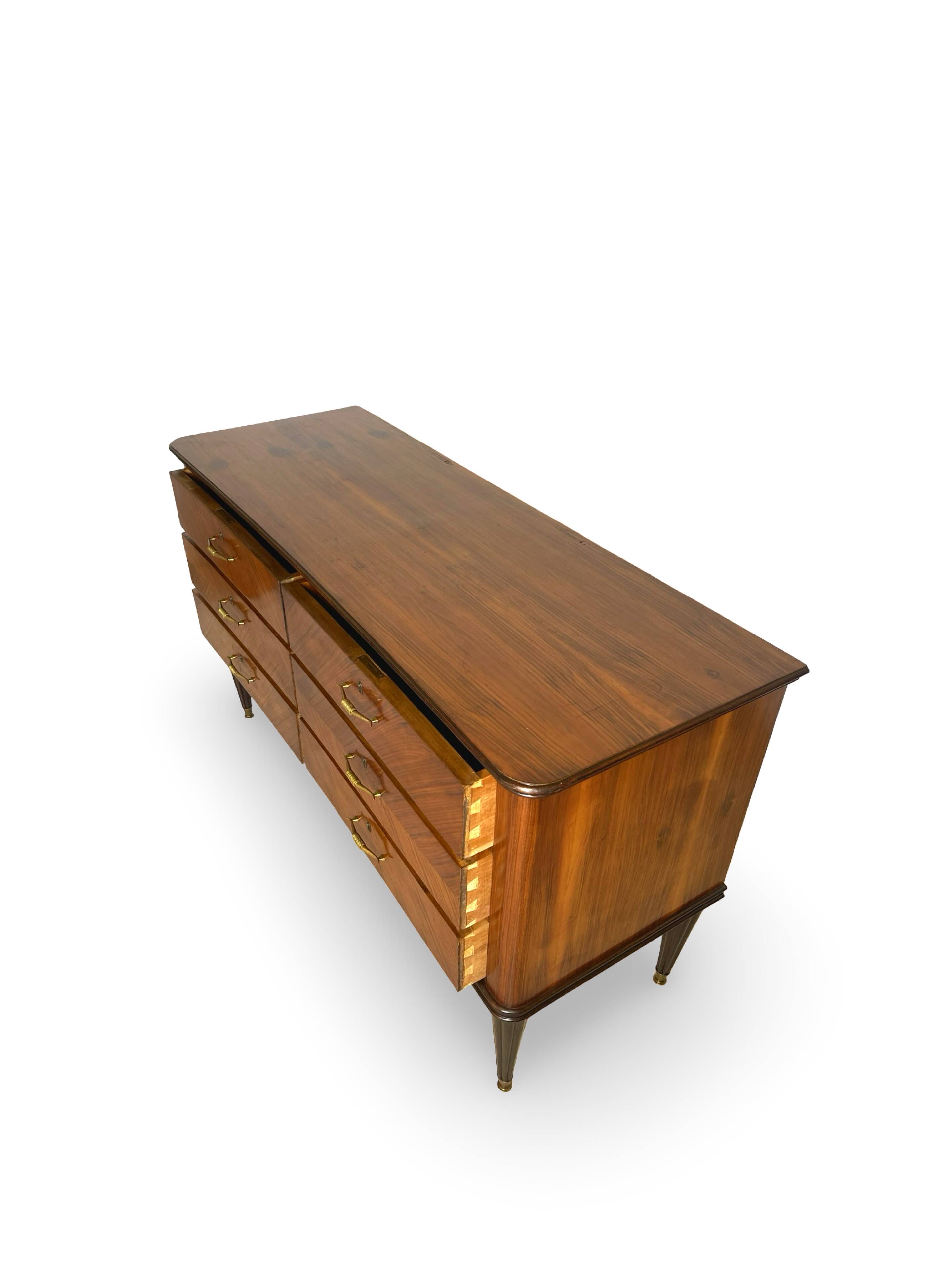 An Italian chest of drawers from the mid-20th century.