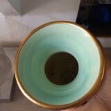 Enamelled ceramic vase from Monaco signed numbered vintage