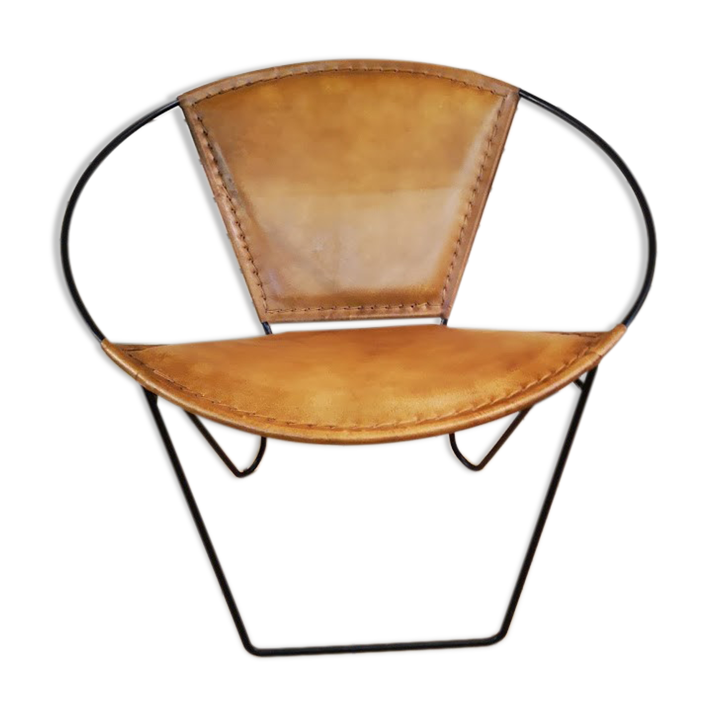 Leather armchair