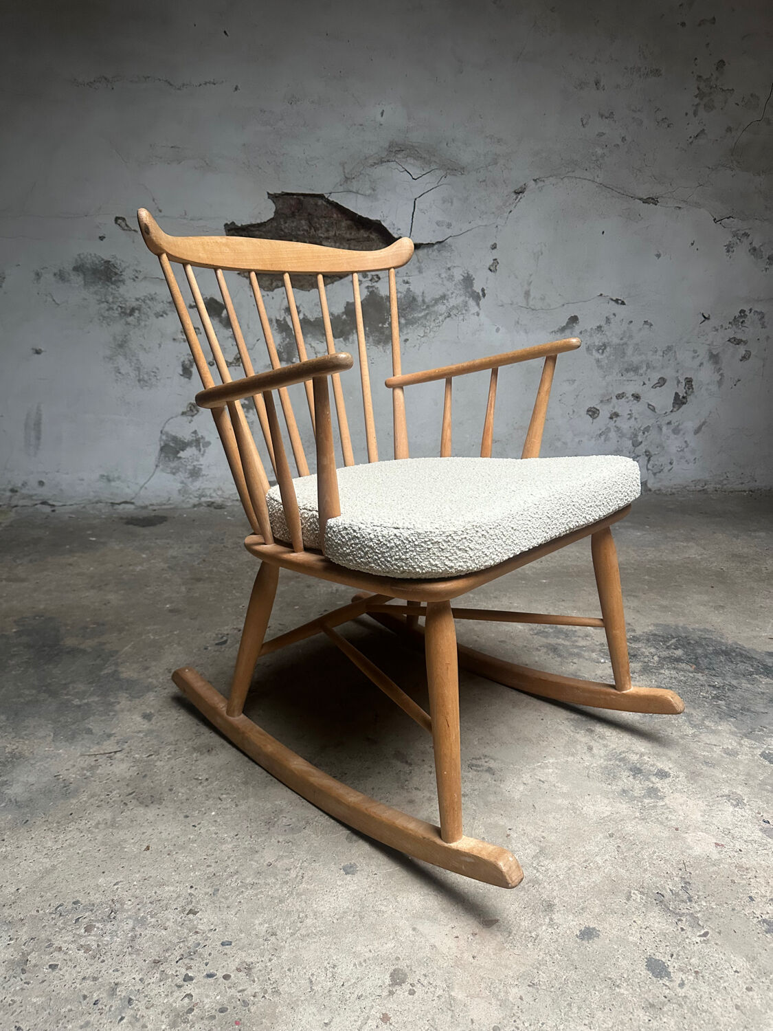 Chaise berçante vintage – Børge Mogensen
