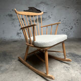 Chaise berçante vintage – Børge Mogensen