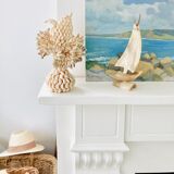 Shell candle holder