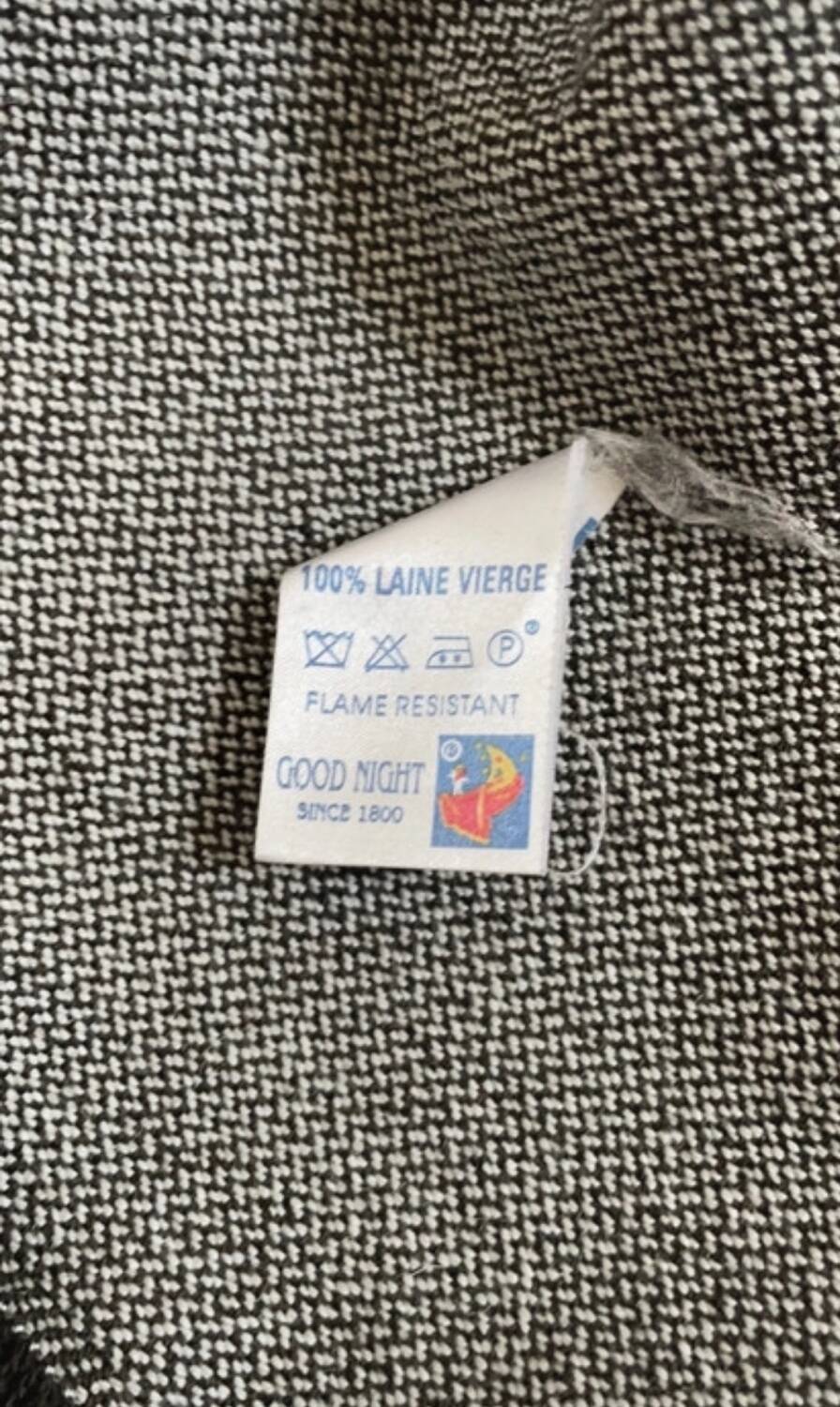 plaid Air France laine vierge