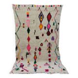 Handmade wool Berber rug 235 X 140 CM