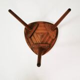 Modernist mahogany flower stand, Germany, 1960s.