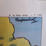 School poster The good weather - summer Raylambert