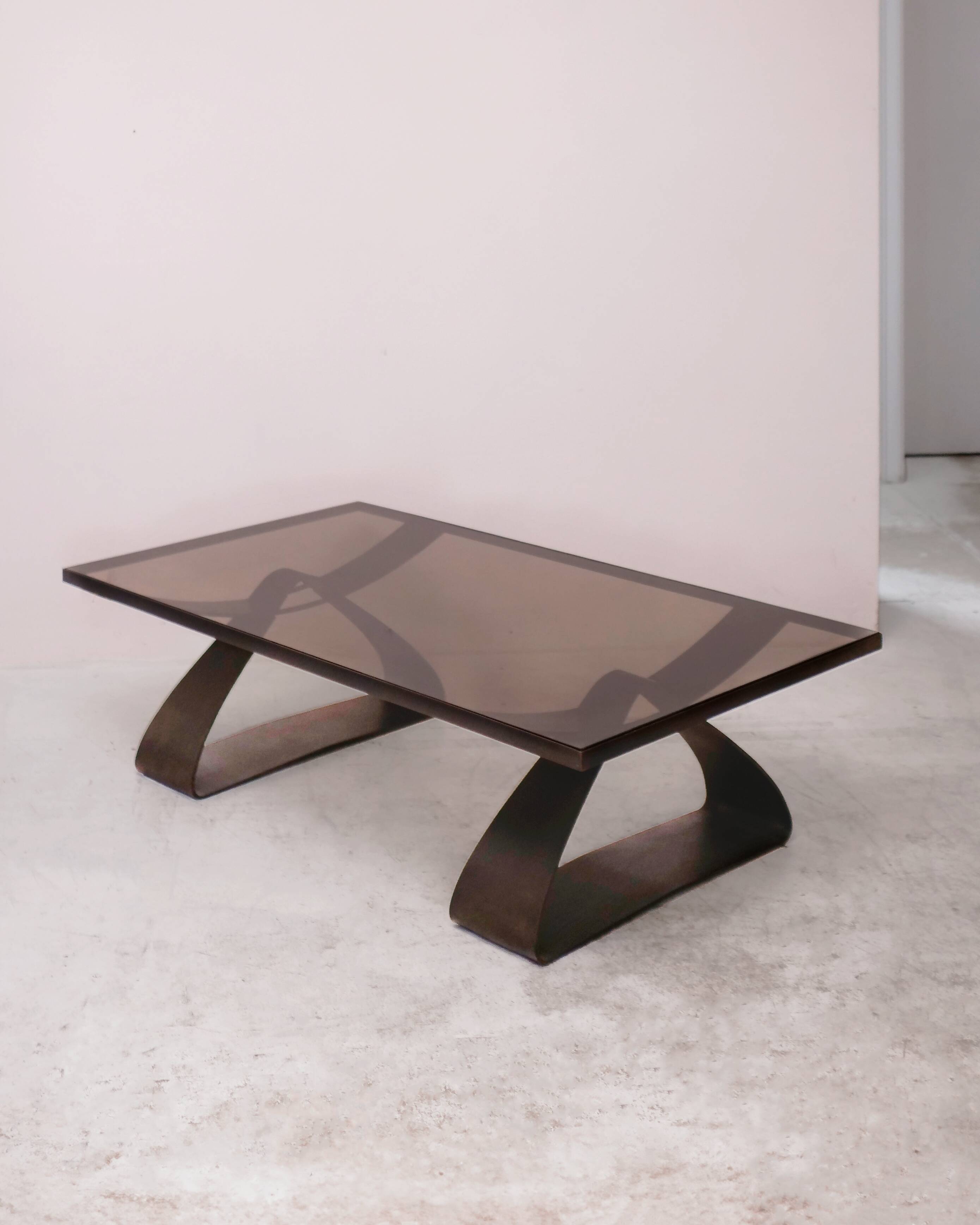 Unique sculptural coffee table 1970