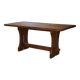 Brutalist beech table from the 1950s.
