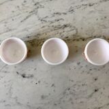 Trio of Arcopal cockroaches colorful flowers 70s