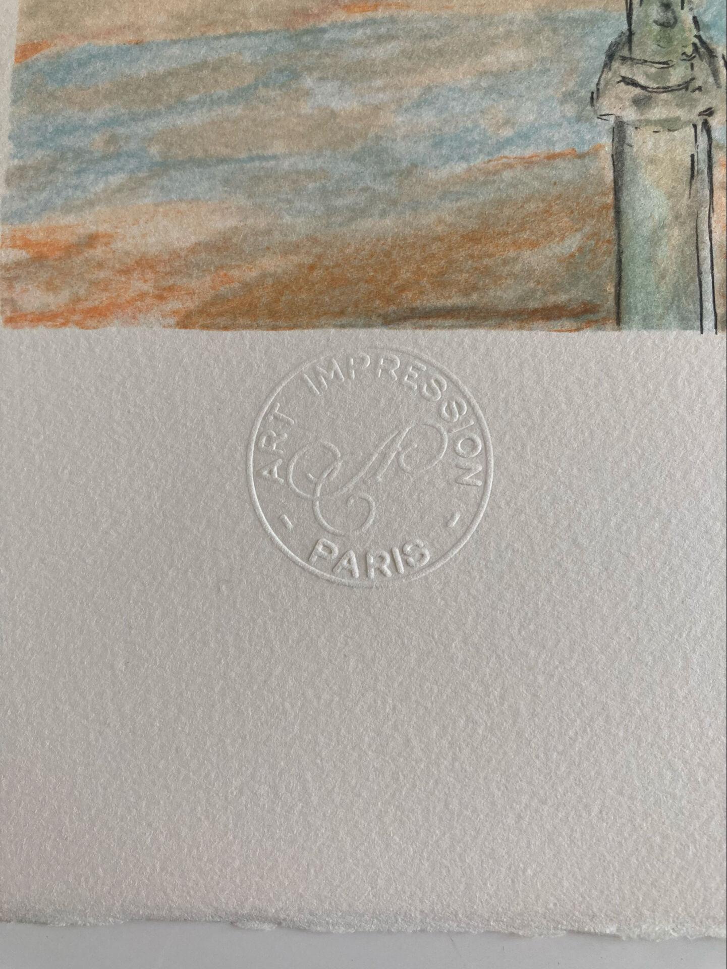 Lithographie signée De l’artiste Français Michel Henry - Fleurs
