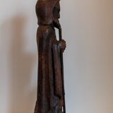 Wooden statuette of Saint Hervé