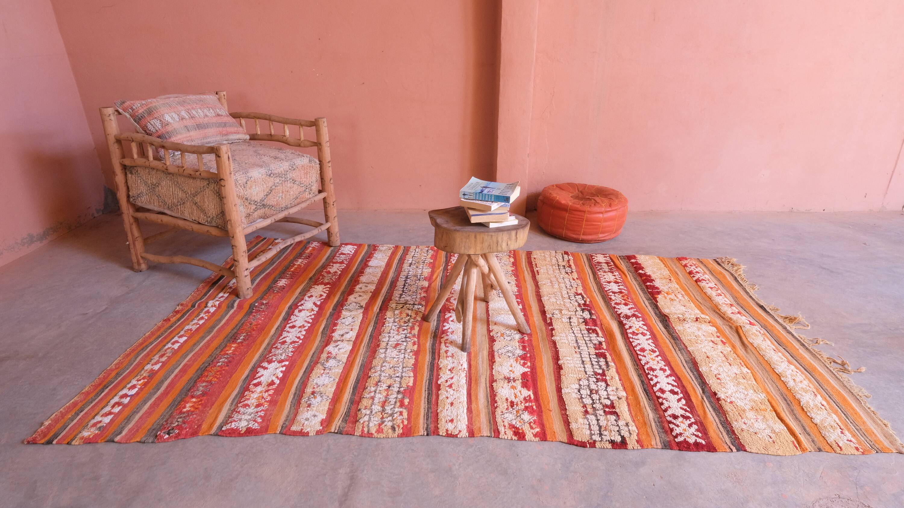 Berber Kilim Zayan Rug - 266 x 149 cm