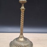 Antique brass candle holder