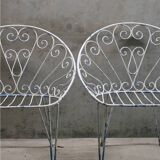 Pair of Garden Armchairs