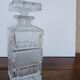 Luxurious vintage carafe in Bohemian crystal
