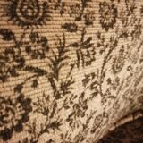 Armchairs with floral print of corduroy fabric. 1980s.