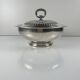 Vegetable dish / Italian soup tureen in silver-plated metal, PM Italy, circa 1960-1980.