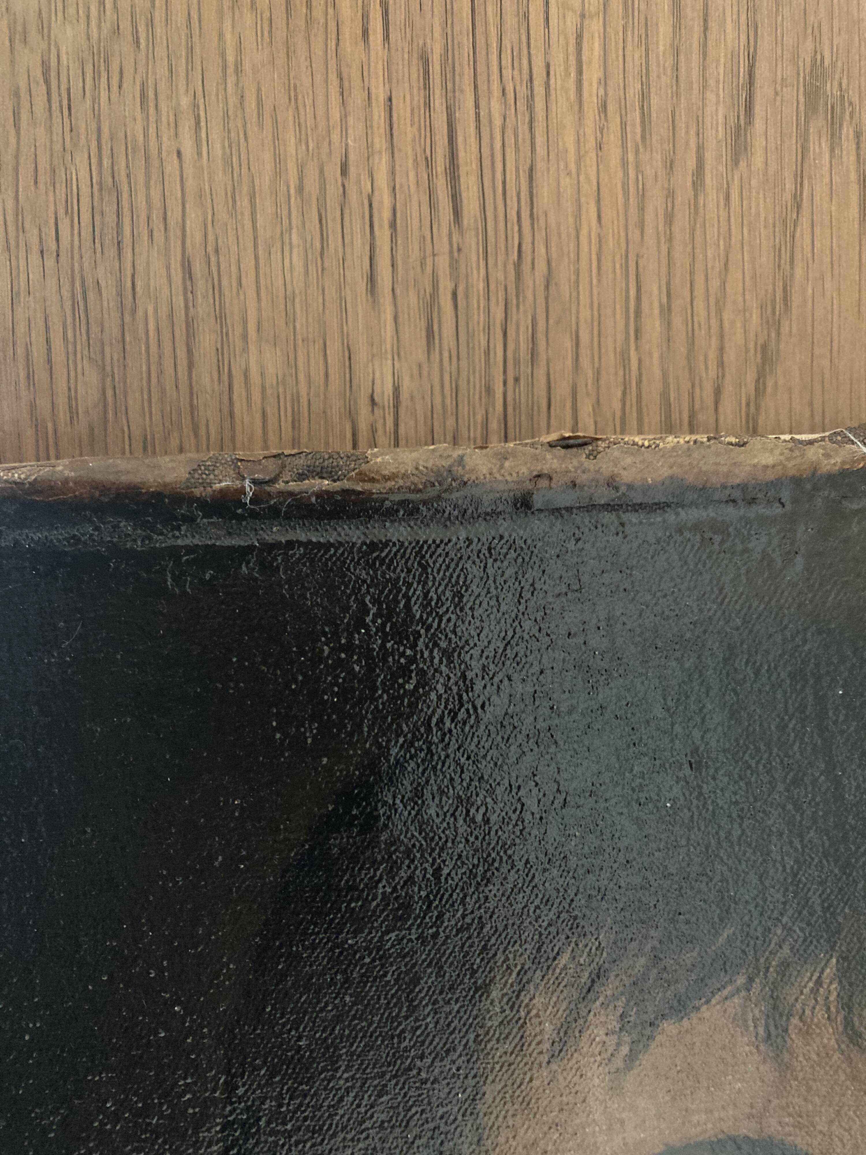 Portrait of a young man from the late 18th century, Directoire period, oil on canvas