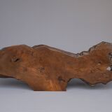 Japanese Showa Period Bamboo and Elm wood Coffee Table, 1960s