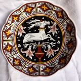 Decorative antique plate in Italian ceramic Sorrento