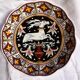 Decorative antique plate in Italian ceramic Sorrento