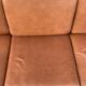 Scandinavian teak and leather sofa from the 70s