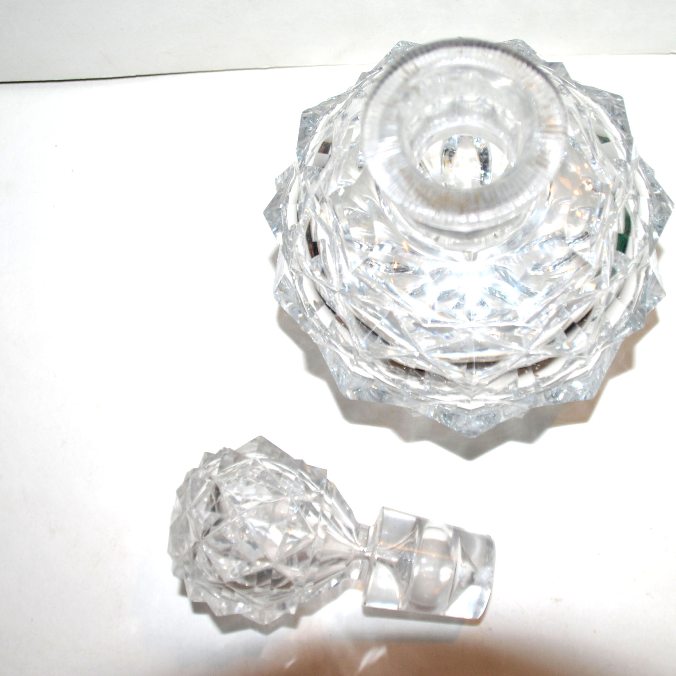 Baccarat bottle cut diamond 1810/1830 empire
