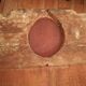 Louis XVI period mirror in patinated wood - 84x51cm