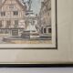 Tableau Ink and pastel - Dijon Place François-Rude - E Poinet