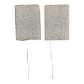 Pair of perspex wall lights