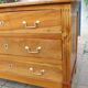 18th-century Louis XVI low commode in walnut.