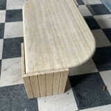 Vintage travertine coffee table
