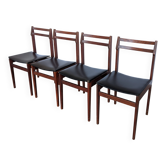 Vintage stol kamnik dining chairs: 1970s scandinavian modern, set of 4