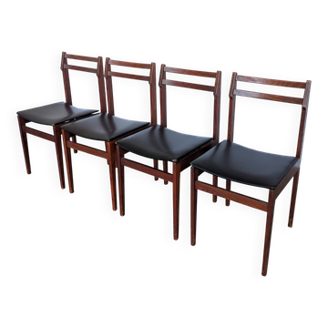 Vintage stol kamnik dining chairs: 1970s scandinavian modern, set of 4
