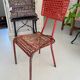 Antique chair by René malaval with its table