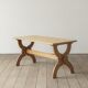 Table basse par Henning Kjærnulf, en chêne, vers 1970, Danemark