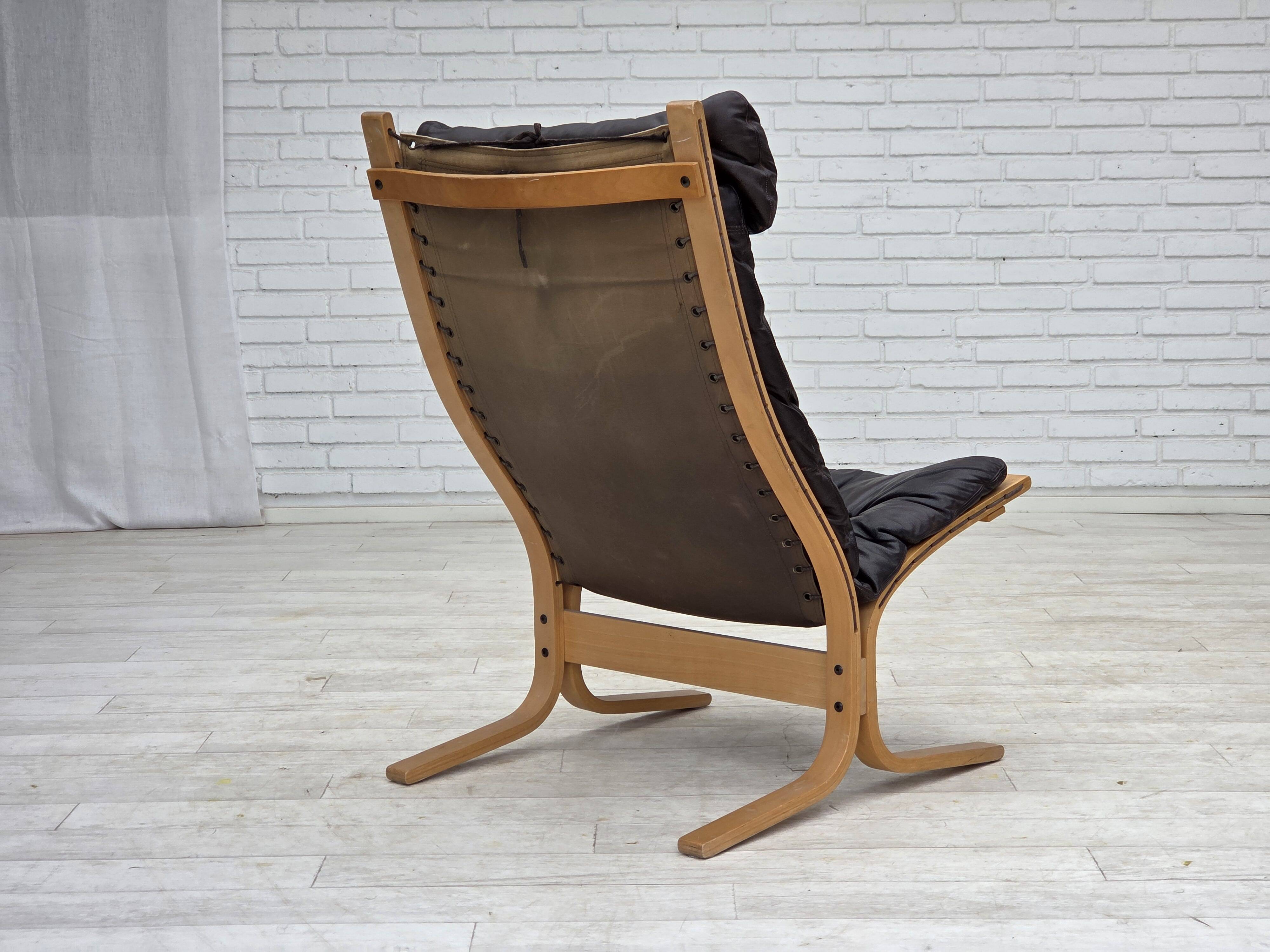 1970s, Norwegian design by Ingmar Relling, lounge chair model "Siesta".