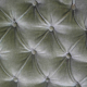 Danish curved green button sofa from the 1940s