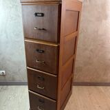 Oak filing cabinet