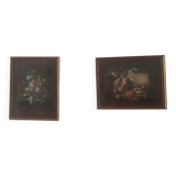 Flower portrait illustration