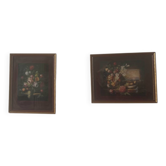 Flower portrait illustration