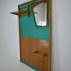 Mid-Century  Wall Mounted Coat Rack Czechoslovakia , 1970's