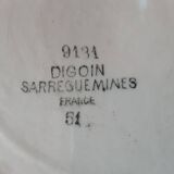 Digoin Sarreguemines salad bowl