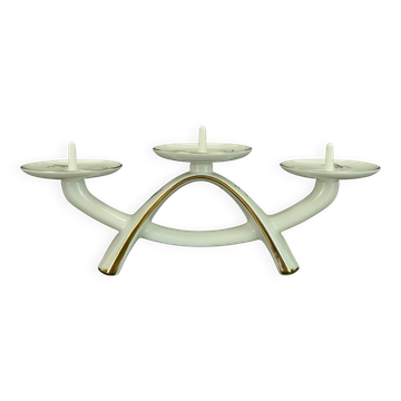 Mid century porcelain candle holder alka-kunst bavaria decor 'peking'