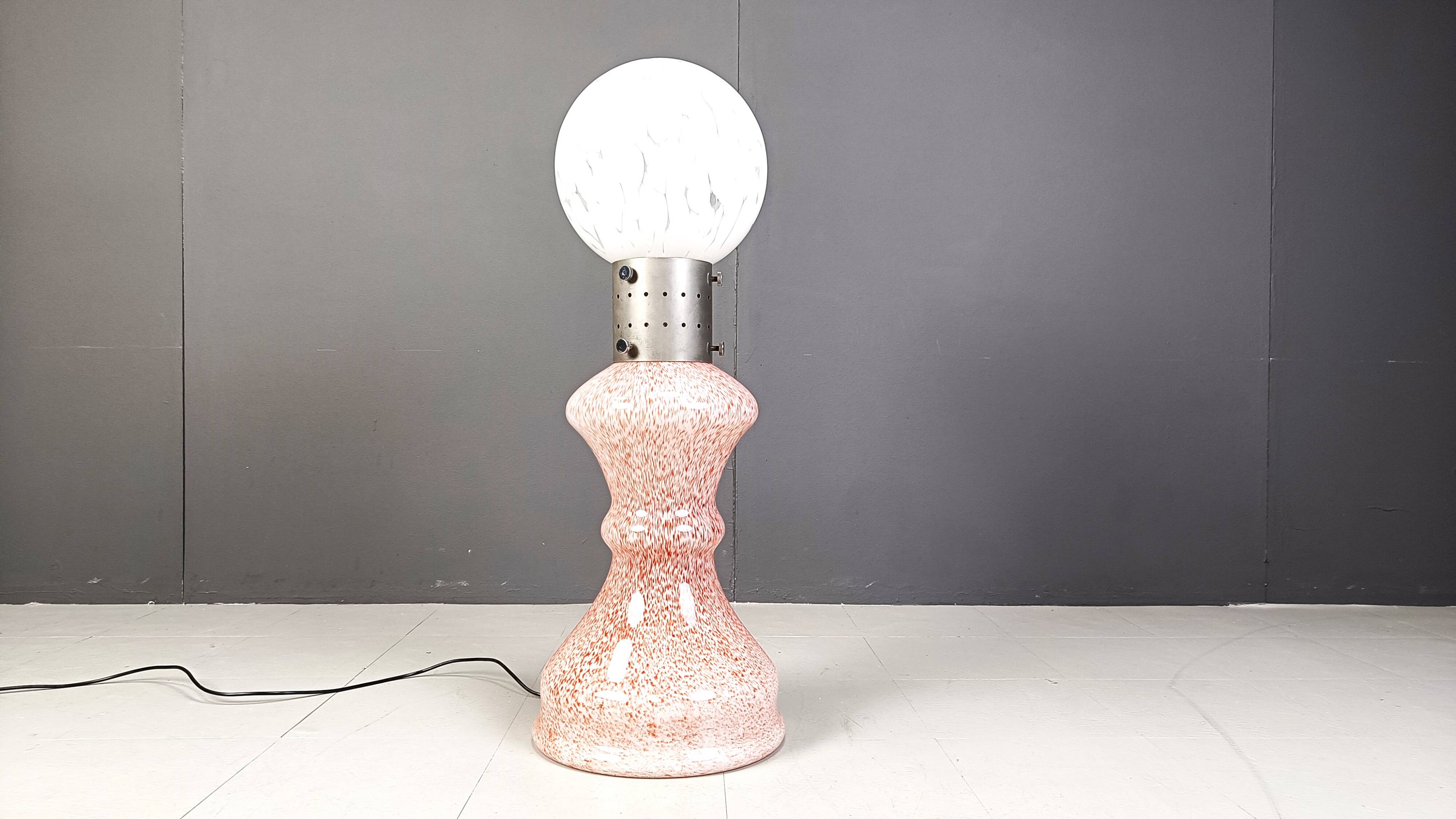 Vintage floor lamp by Mazzega, 1960s