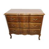 Commode arbalète en merisier