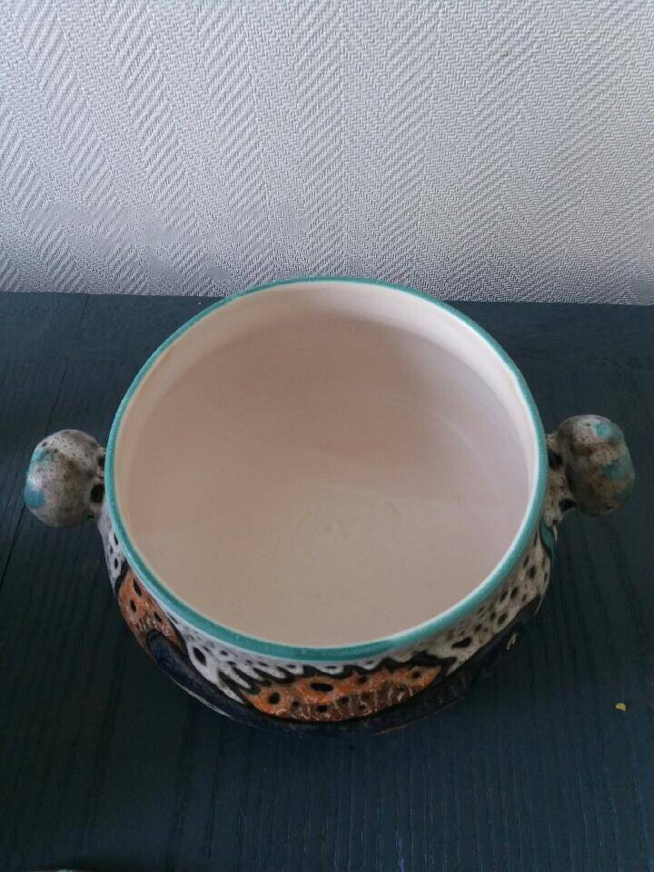 Very original vintage Vallauris tureen