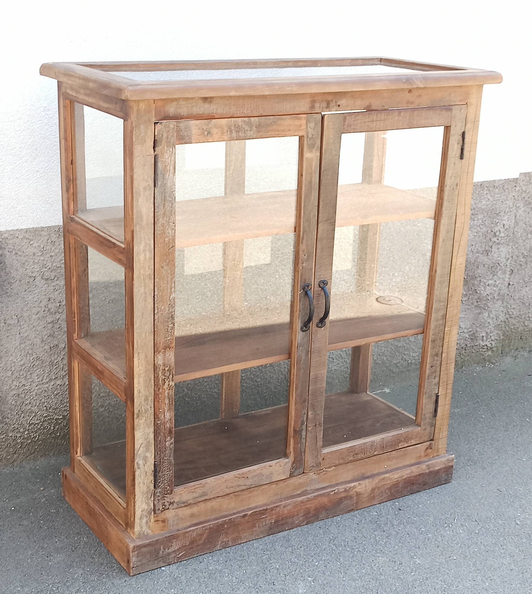Wooden showcase