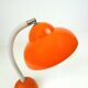 Mid Century 70s space age orange Desk Lamp by Temde
